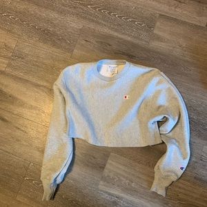 Girls Junior Champion Cropped Sweatshirt